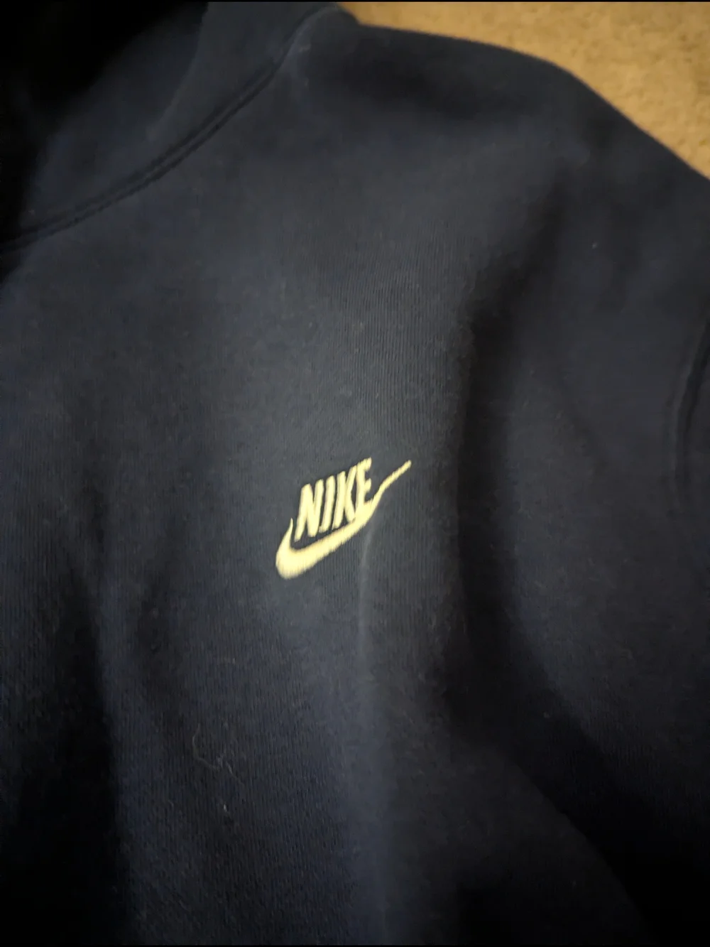 Nike Navy Hooded Pullover Sweatshirt
